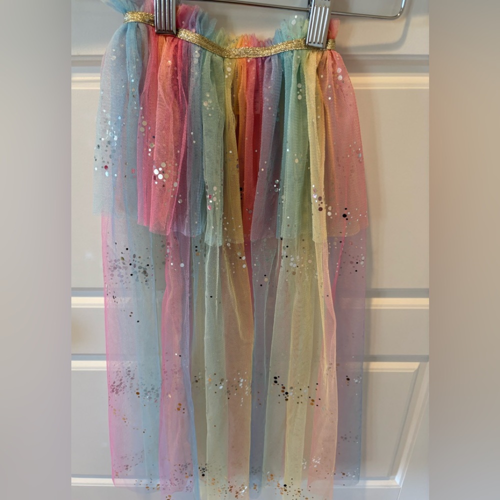 NWT Claire’s Club Rainbow TuTu O/S